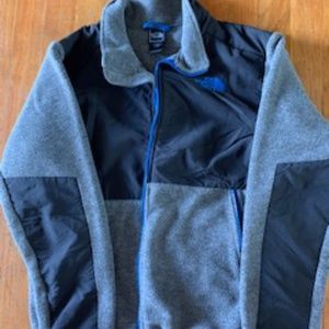 NORTH FACE DENALI FULL ZIP FLEECE JACKET BOYS LG
